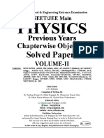 Yct Neetjee Main Physics Chapter-Wise Solved Papers Volume-II