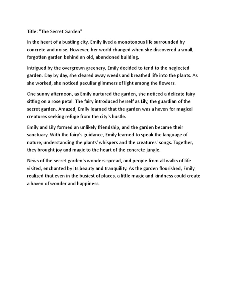 The secret garden pdf
