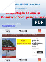 Interpretação de Analise Quimica Do Solo PASSO A PASSO Aluno