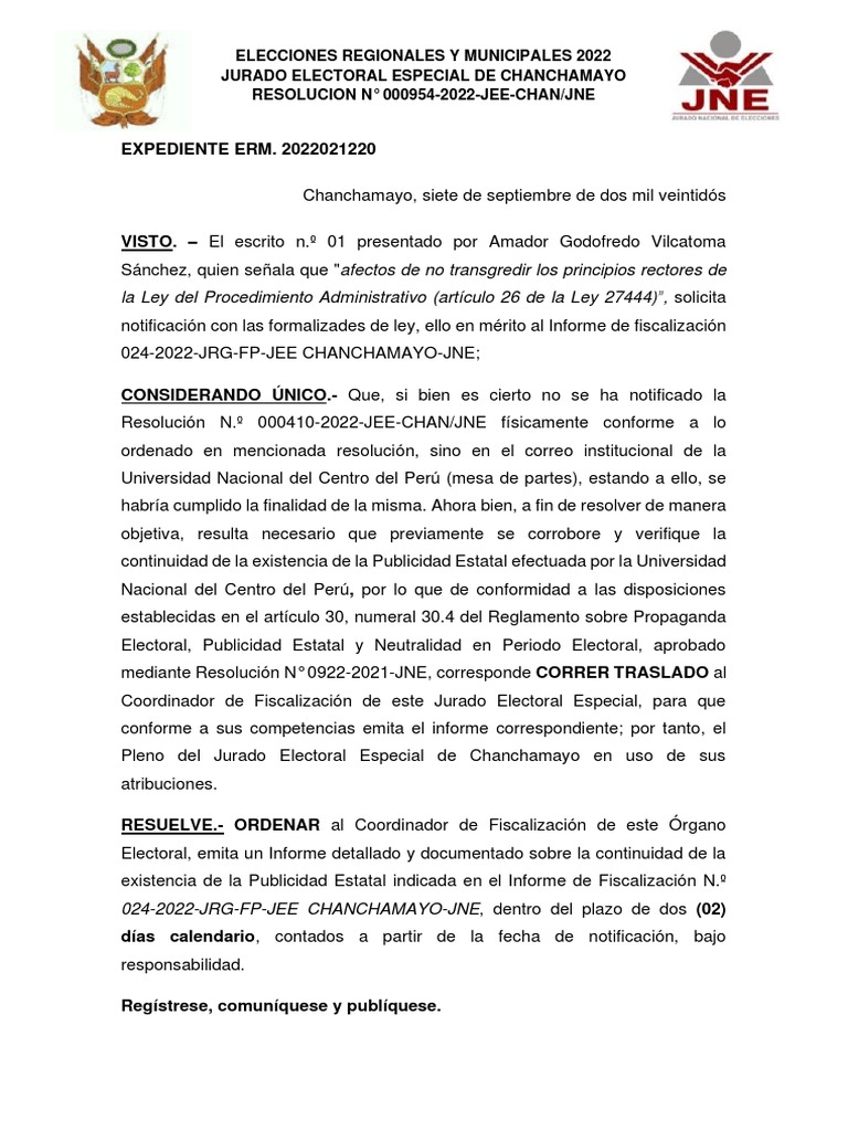 Res 954 Correr Traslado 21220 PDF