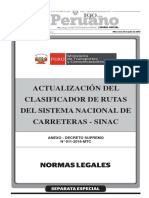 C.1 Clasificador de Rutas 2016 Accomachay