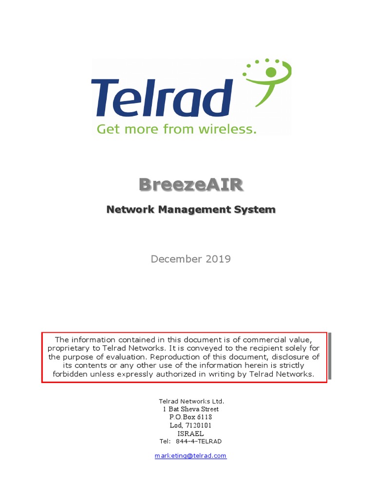 BreezeAIR NMS Overview and Guide | PDF | Server (Computing) | World ...