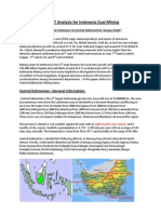 S.W.O.T Analysis For Indonesia Coal Mining (With Special Reference To Central Kalimantan) - Sanjay Singh