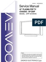 Plasma 4272 SP-200P Service Manual