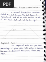 Statistics Hand Notes