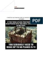 A Prova de Que Nenhum Avião de Verdade Caiu No 11 de Setembro