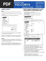 FELCOM19 Operators Guide