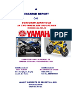 61686994 Yamaha Marketing Consumer Behaviour Final With Graphs