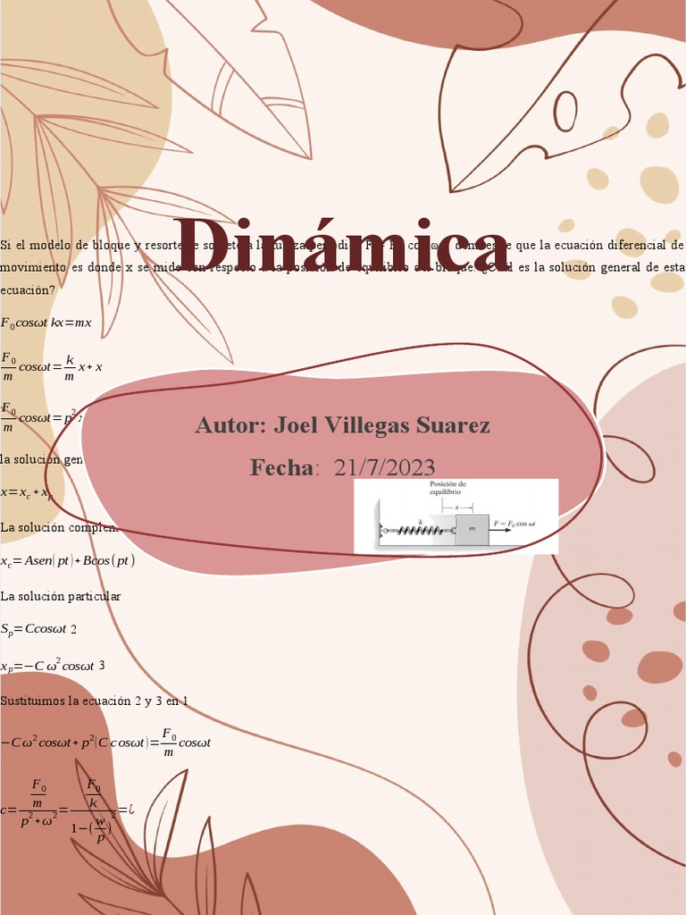 Dinamica 21 7 2023 | PDF