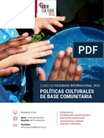 Programa-Politicas-culturales-de-base-comunitarial-2023 Flacso Argentina