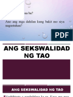 Ang Sekswalidad NG Tao