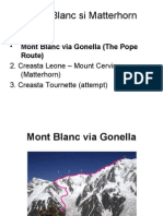 Mont Blanc Si Matterhorn
