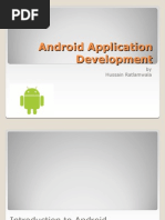 Android Application Development: by Hussain Ratlamwala