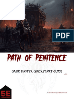 Path of Penitence - QuickStart Guide - Game Master v1.0