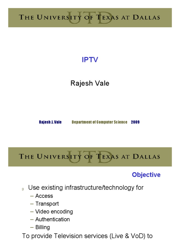 IPTV Infrastructure & Services Guide | PDF | Multicast | Iptv