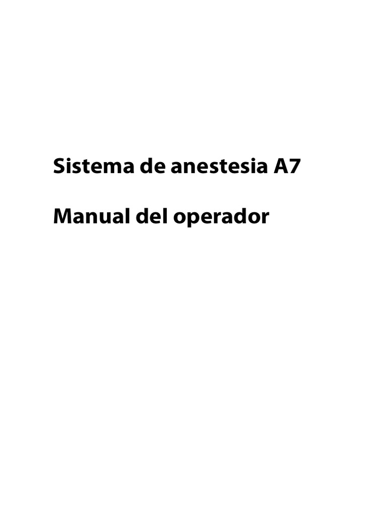 Mindray A7 Manual – Mindray A9 – LAKS