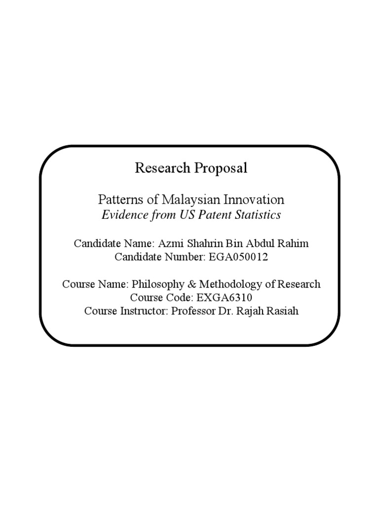 Research proposal malaysia image