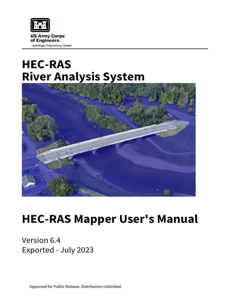 HEC RAS Mapper User's Manual v6 20230731 - 134025 | PDF