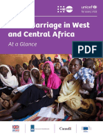 Child Marriage in WCA at A Glance