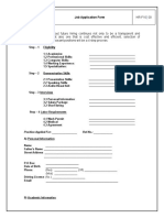 HR-F10 Job Application Form