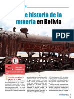 Breve Historia de La Mineria en Bolivia