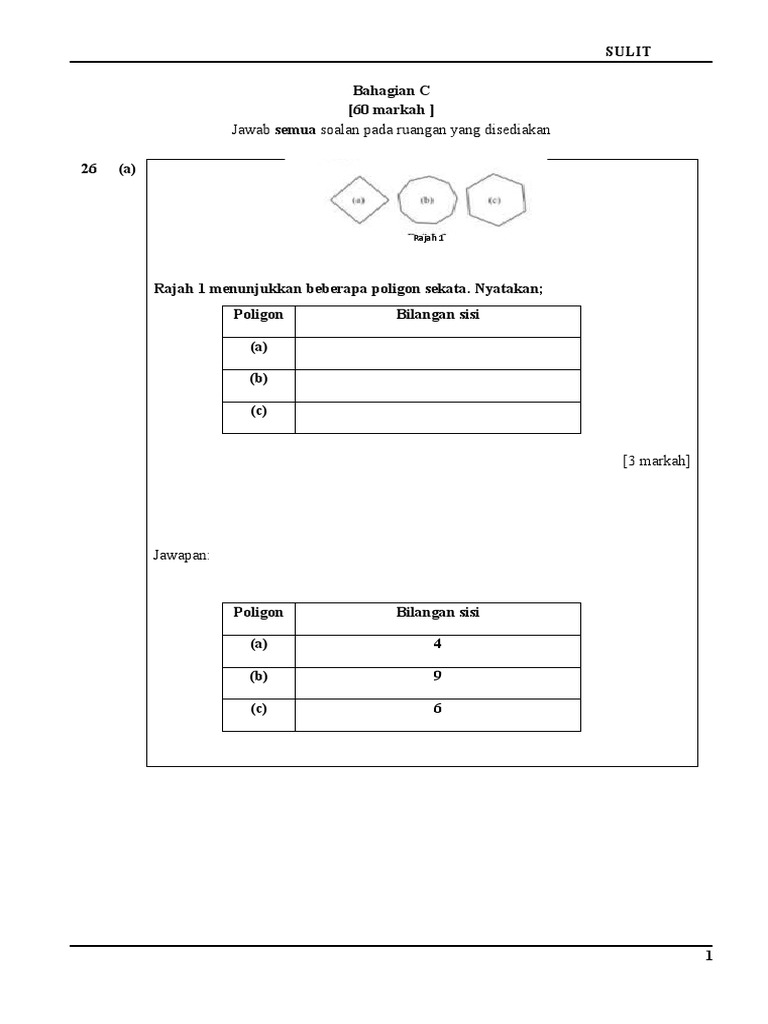 Bahagian C | PDF