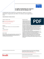 Coagulation-Floculation Au Sulfate D'aluminium de Composés Organiques Phénoliques Et Effet de Sels de Calcium Et de Magnésium