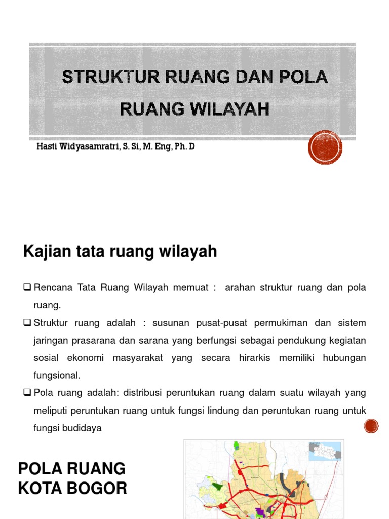 Kajian Struktur dan Pola Ruang Bogor | PDF