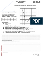 Devoir de Synthèse N°3 - Math - 2ème Economie Services (2008-2009) MR Saemongi