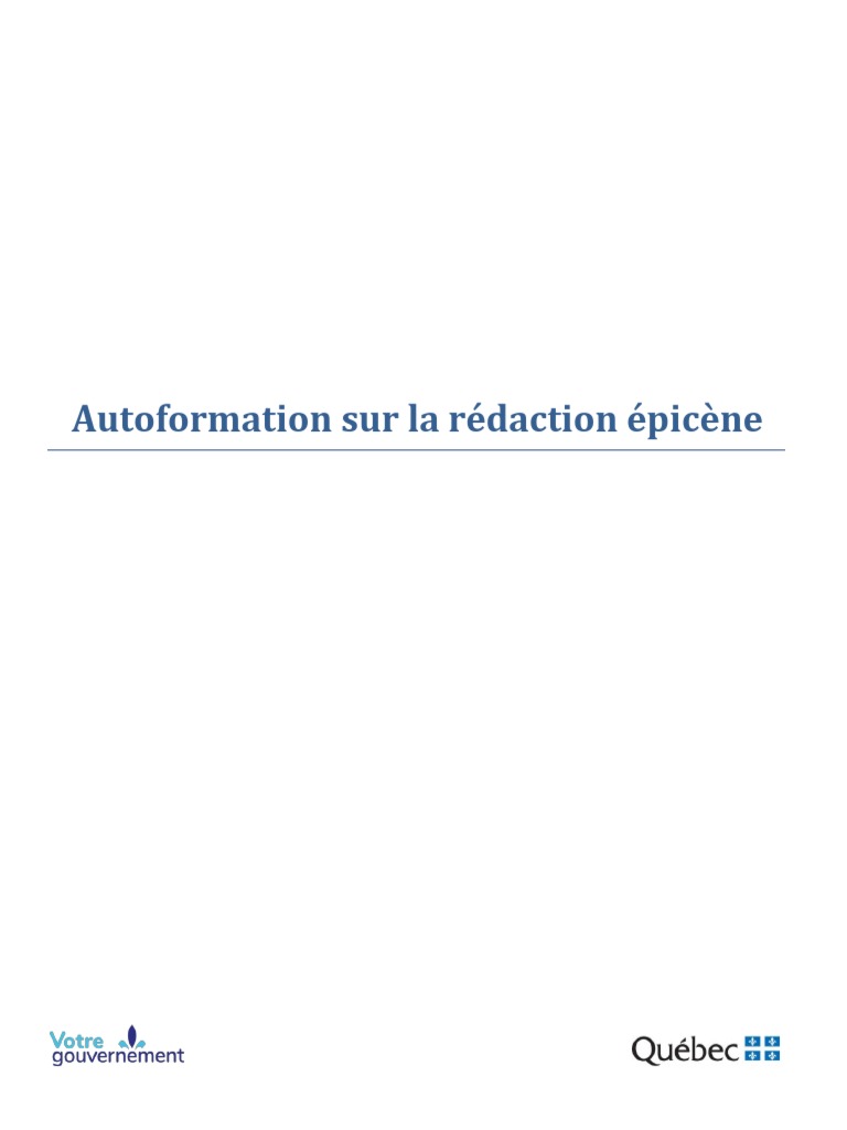 Formation Redaction Epicene Pdf
