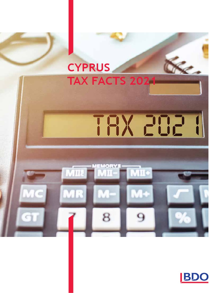 BDO Cyprus Tax Facts 2021 Final PDF Capital Gains Tax Taxes