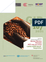 GQSP PERÚ - Guía 107 - NTP 209.311-2019 CAFÉS ESPECIALES. Requisitos