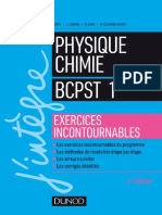 Exercices Incontournables Physique Chimie Bcpst1