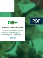 PHL Ad 17 01 Operationalguidance 2017 Eng Ops Manual Adolescent Health Development Program