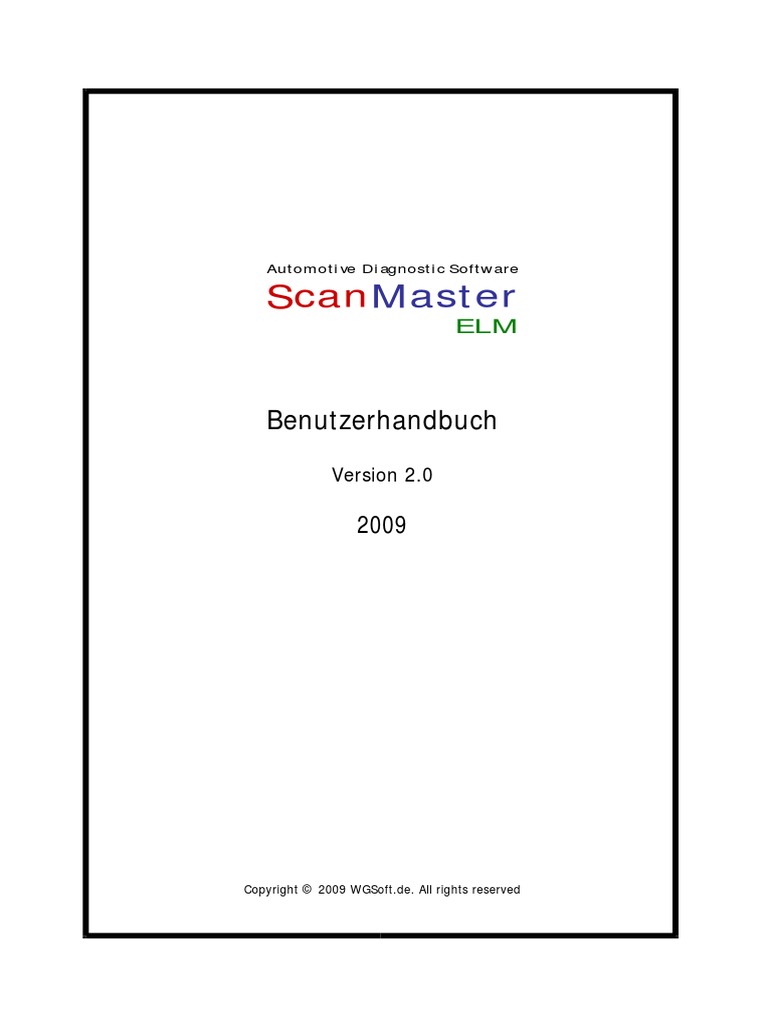 ScanMaster ELM de | PDF