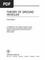 Theory of Ground Vehicles by Jywong