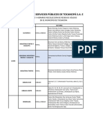 Horarios Rutas y Sectores F