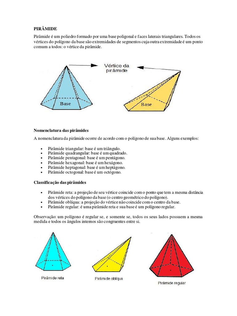 Introdução às Pirâmides Geométricas | PDF, image size:768x1024