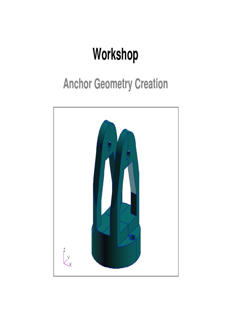 Anchor Geometry Creation PDF Coordinate System Curve