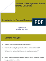 MBA-CM - ME - Lecture 6 Demand Forecasting