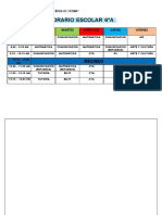 Horario 6°a