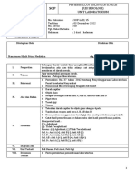 Sop Pemeriksaan Golongan Darah (Uji Serologi)