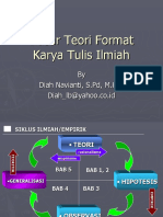 Dasar Teori Format Karya Tulis Ilmiah