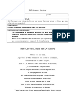 Guía 2medio Análisis Del Poema MONÓLOGO DEL VIEJO CON LA MUERTE