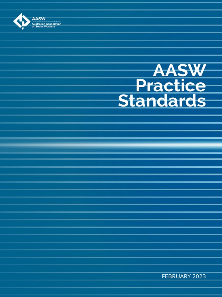 AASW Practice Standards 2023 Overview | PDF | Social Work | Reflective ...