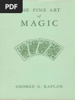 The Fine Art of Magic | PDF
