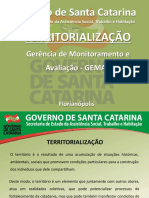 SLIDES Territorializacao - SUAS - Avaliação GEMAV - Florianópolis SC