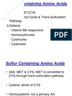 #4 Sulfur Containing Amino Acids