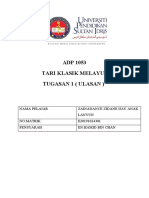 Adp 1053 Tari Klasik Melayu Ulasan