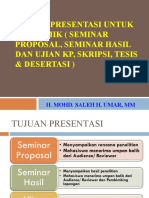Tehnik - Presentasi - Untuk - Akademik - Seminar - Proposal